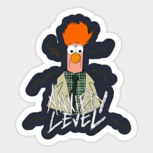 Beaker from Muppets Sticker